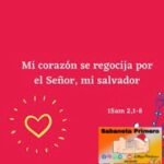 Mi corazón se regocija por el Señor, mi Salvador